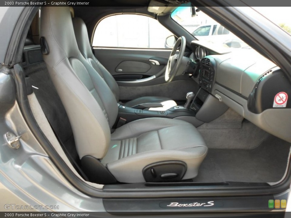 Graphite Grey Interior Photo for the 2003 Porsche Boxster S #54585089
