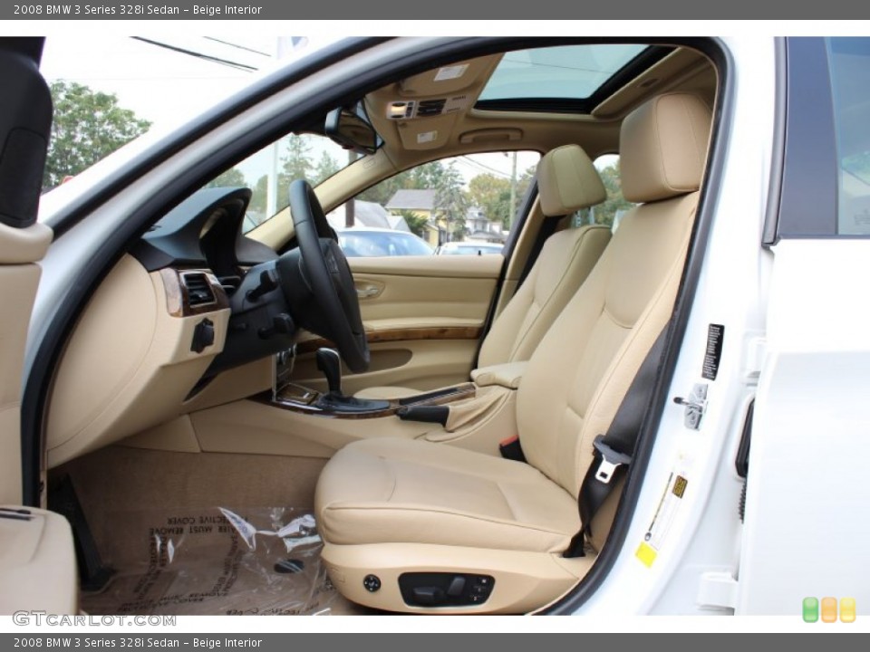 Beige Interior Photo for the 2008 BMW 3 Series 328i Sedan #54586403