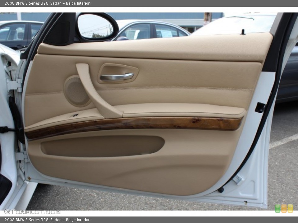 Beige Interior Door Panel for the 2008 BMW 3 Series 328i Sedan #54586511
