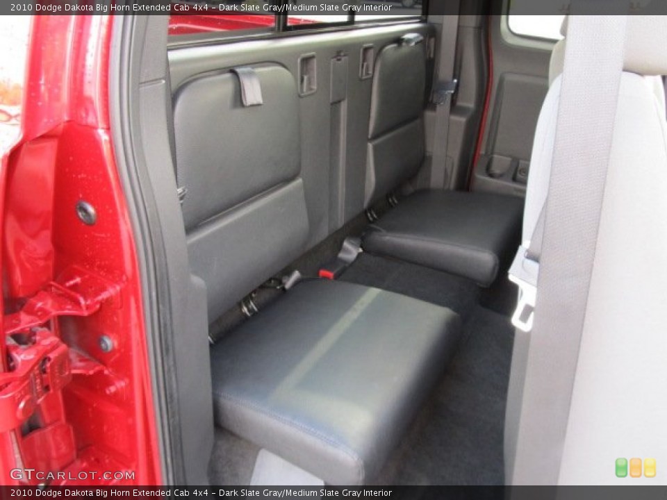 Dark Slate Gray/Medium Slate Gray Interior Photo for the 2010 Dodge Dakota Big Horn Extended Cab 4x4 #54586985