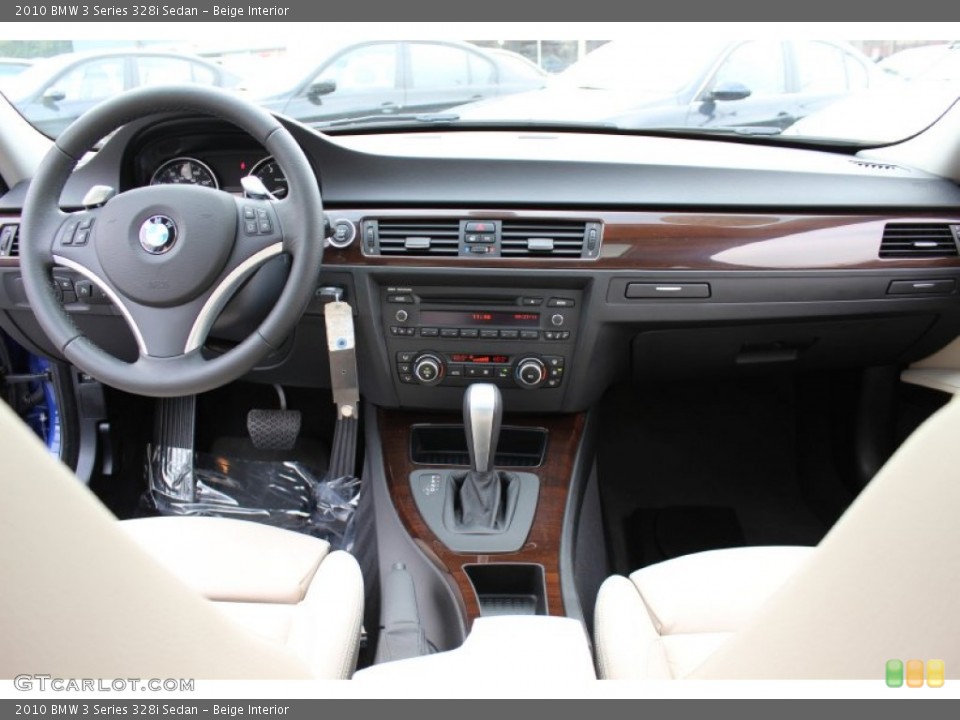 Beige Interior Dashboard for the 2010 BMW 3 Series 328i Sedan #54586997