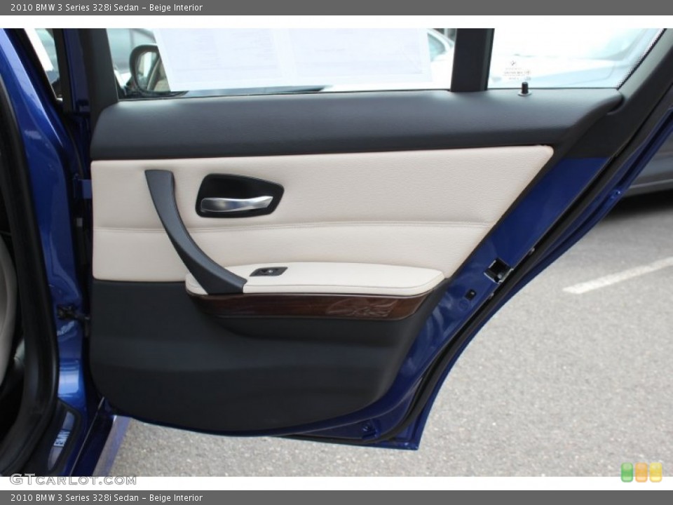 Beige Interior Door Panel for the 2010 BMW 3 Series 328i Sedan #54587084