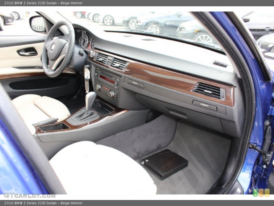 Beige Interior Dashboard for the 2010 BMW 3 Series 328i Sedan #54587111