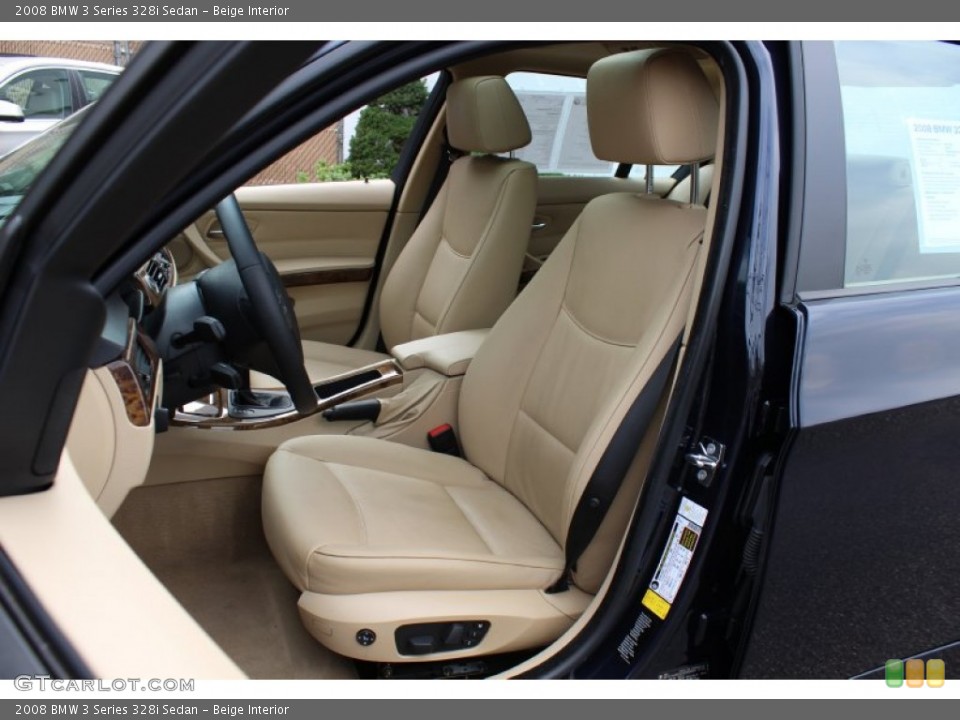Beige Interior Photo for the 2008 BMW 3 Series 328i Sedan #54587282