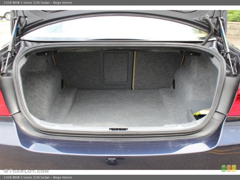 Beige Interior Trunk for the 2008 BMW 3 Series 328i Sedan #54587363