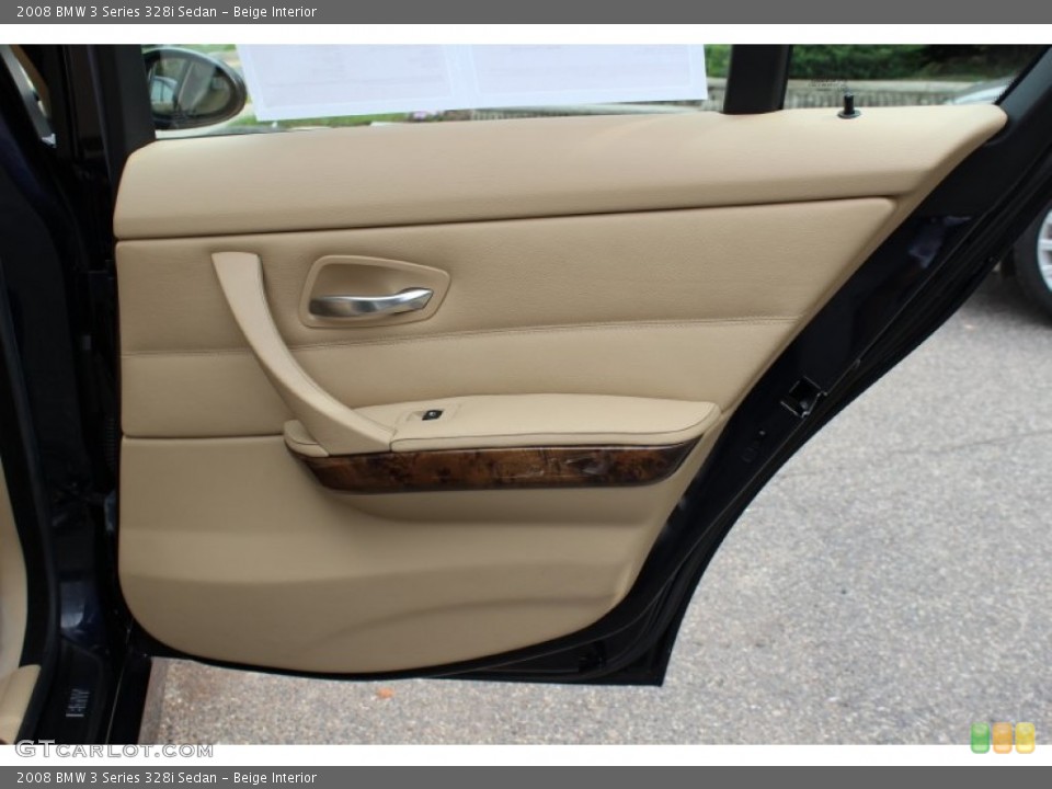 Beige Interior Door Panel for the 2008 BMW 3 Series 328i Sedan #54587379