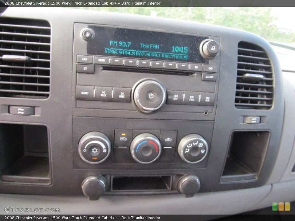 Dark Titanium Interior Audio System for the 2008 Chevrolet Silverado 1500 Work Truck Extended Cab 4x4 #54588134