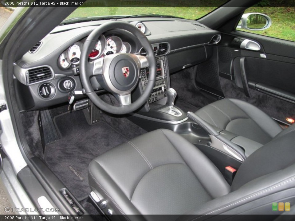 Black Interior Photo for the 2008 Porsche 911 Targa 4S #54590117