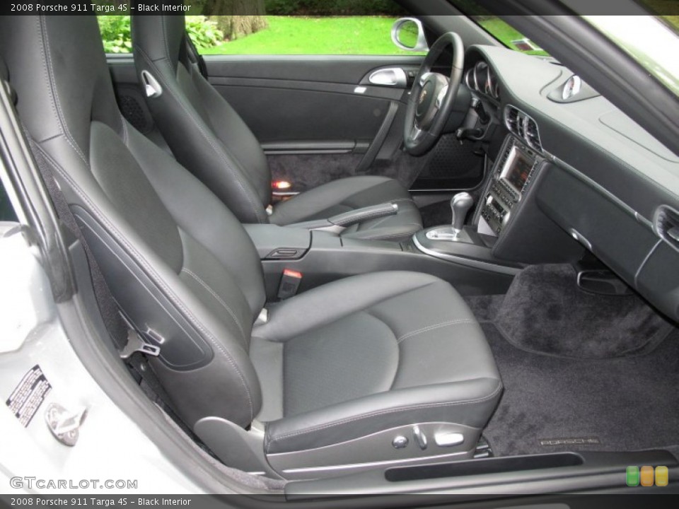 Black Interior Photo for the 2008 Porsche 911 Targa 4S #54590146