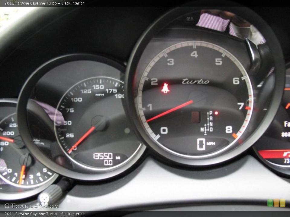 Black Interior Gauges for the 2011 Porsche Cayenne Turbo #54590404