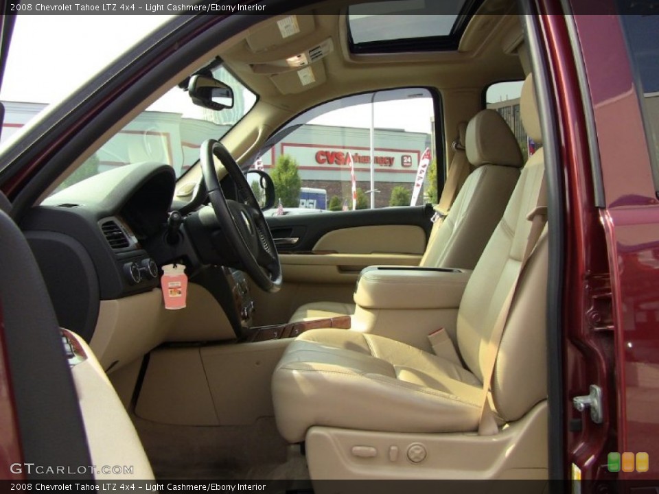 Light Cashmere/Ebony Interior Photo for the 2008 Chevrolet Tahoe LTZ 4x4 #54590849