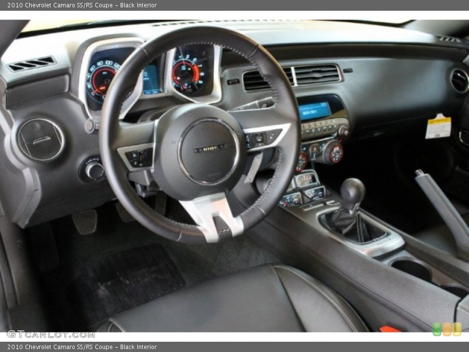 Black Interior Prime Interior for the 2010 Chevrolet Camaro SS/RS Coupe #54590975