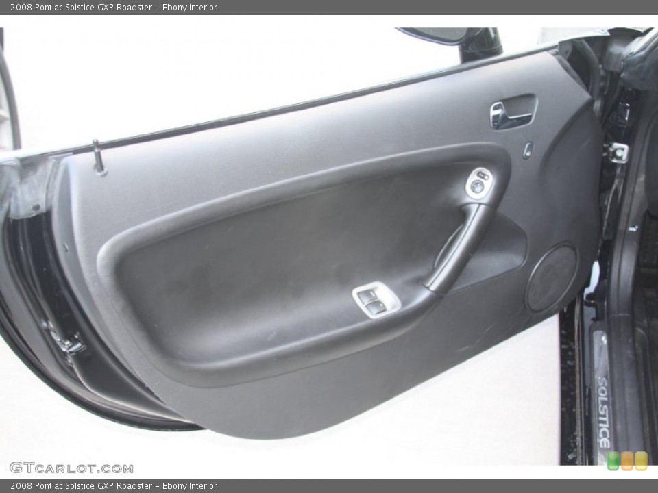 Ebony Interior Door Panel for the 2008 Pontiac Solstice GXP Roadster #54593432
