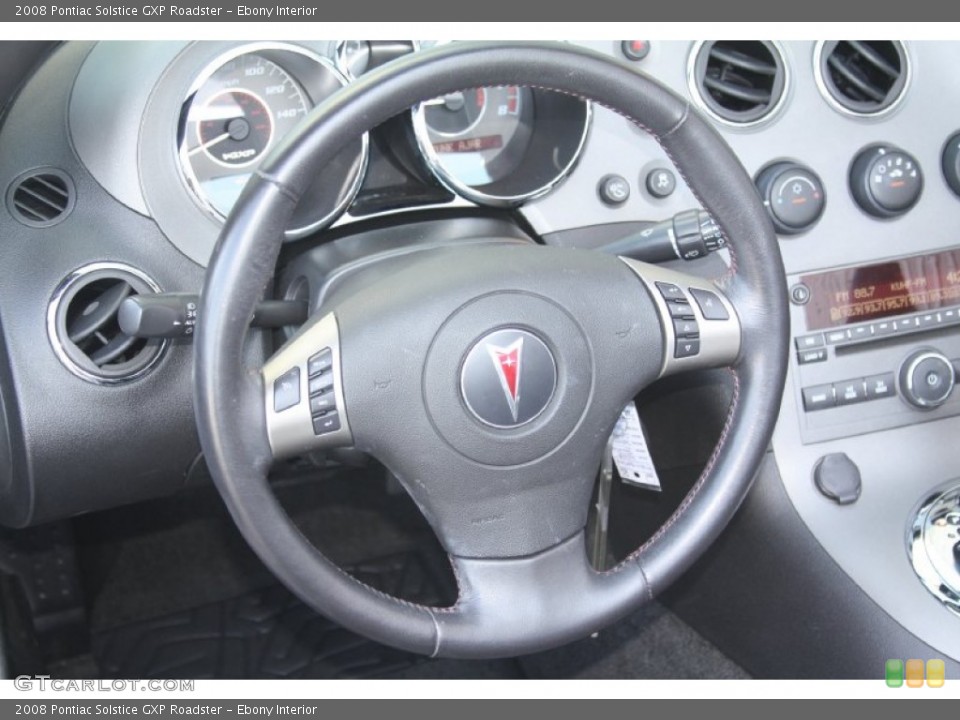 Ebony Interior Steering Wheel for the 2008 Pontiac Solstice GXP Roadster #54593501
