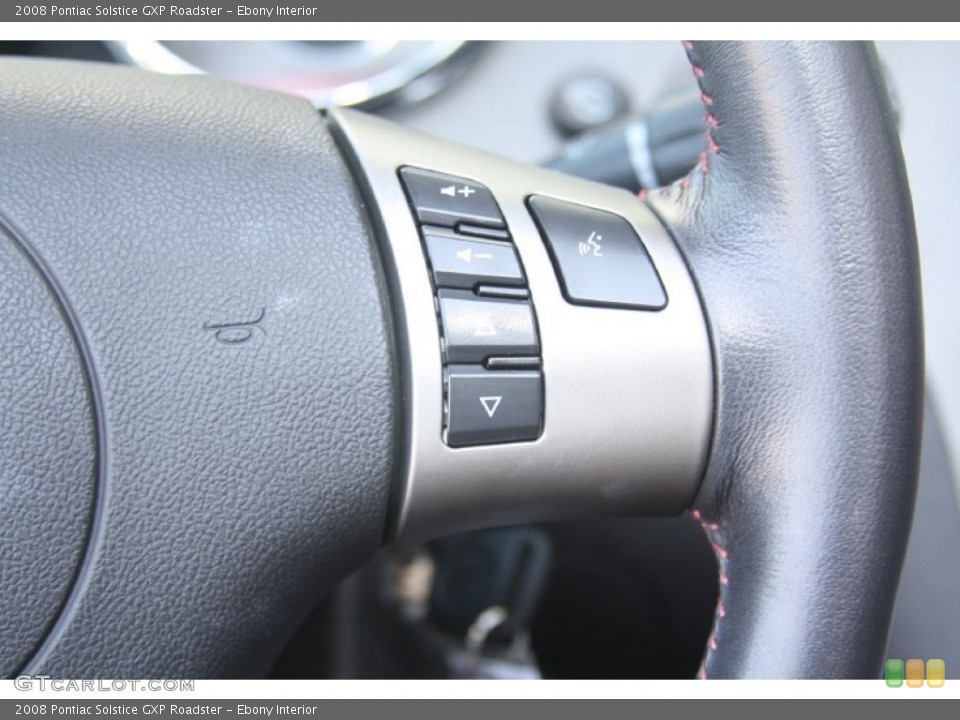 Ebony Interior Controls for the 2008 Pontiac Solstice GXP Roadster #54593555