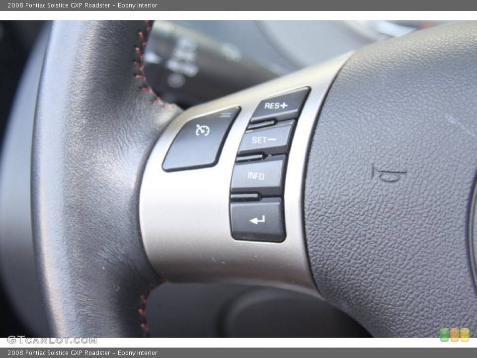Ebony Interior Controls for the 2008 Pontiac Solstice GXP Roadster #54593564