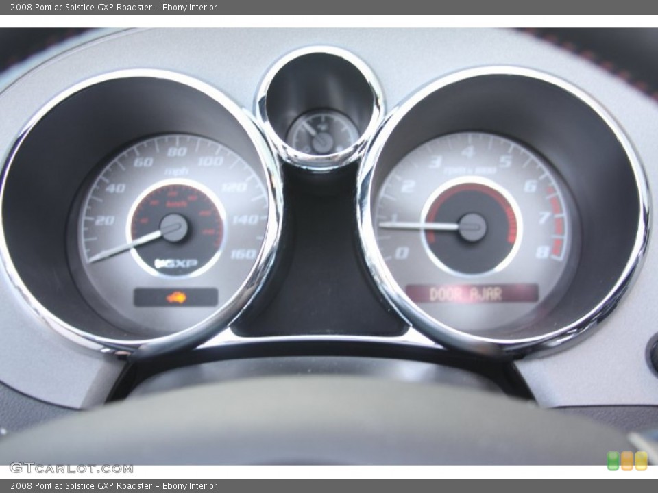 Ebony Interior Gauges for the 2008 Pontiac Solstice GXP Roadster #54593573