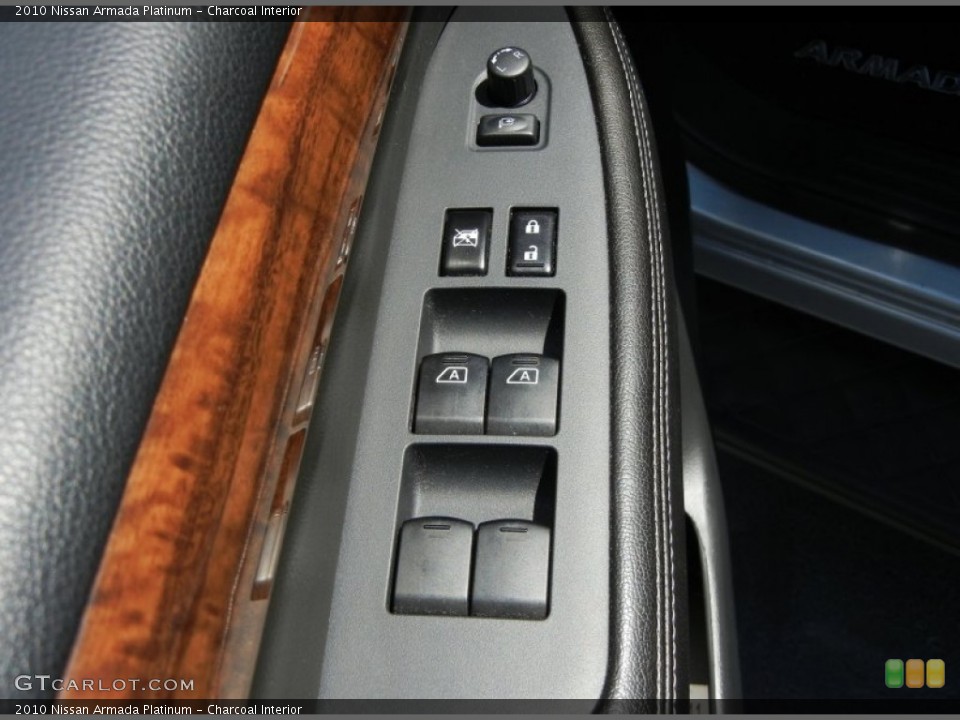 Charcoal Interior Controls for the 2010 Nissan Armada Platinum #54594197
