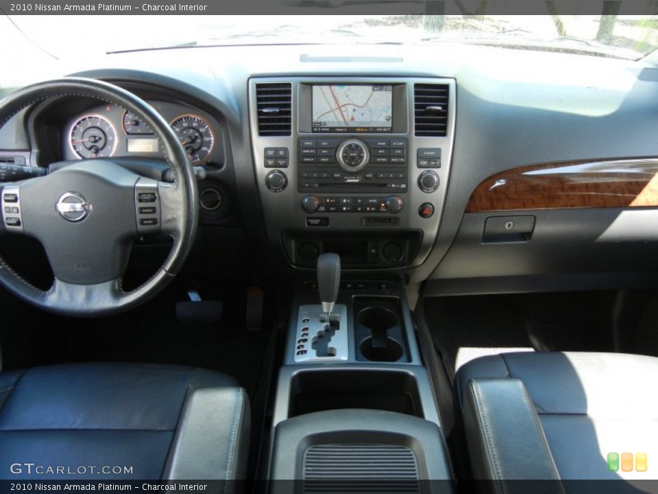 Charcoal Interior Dashboard for the 2010 Nissan Armada Platinum #54594290