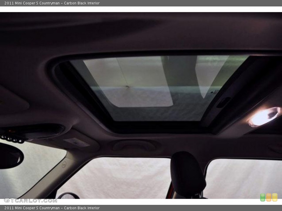 Carbon Black Interior Sunroof for the 2011 Mini Cooper S Countryman #54596822