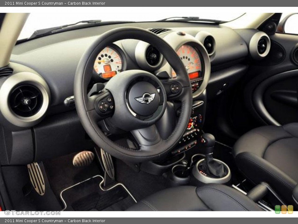 Carbon Black Interior Dashboard for the 2011 Mini Cooper S Countryman #54596837