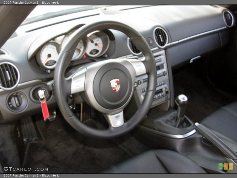 Black Interior Dashboard for the 2007 Porsche Cayman S #54596849