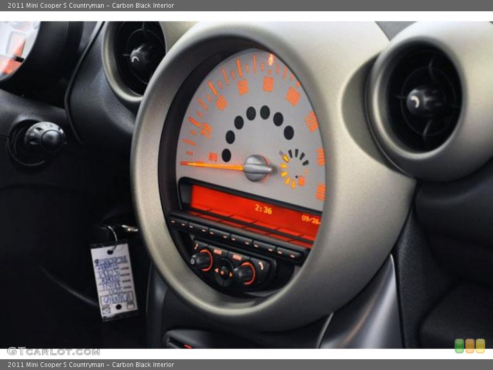 Carbon Black Interior Gauges for the 2011 Mini Cooper S Countryman #54596864