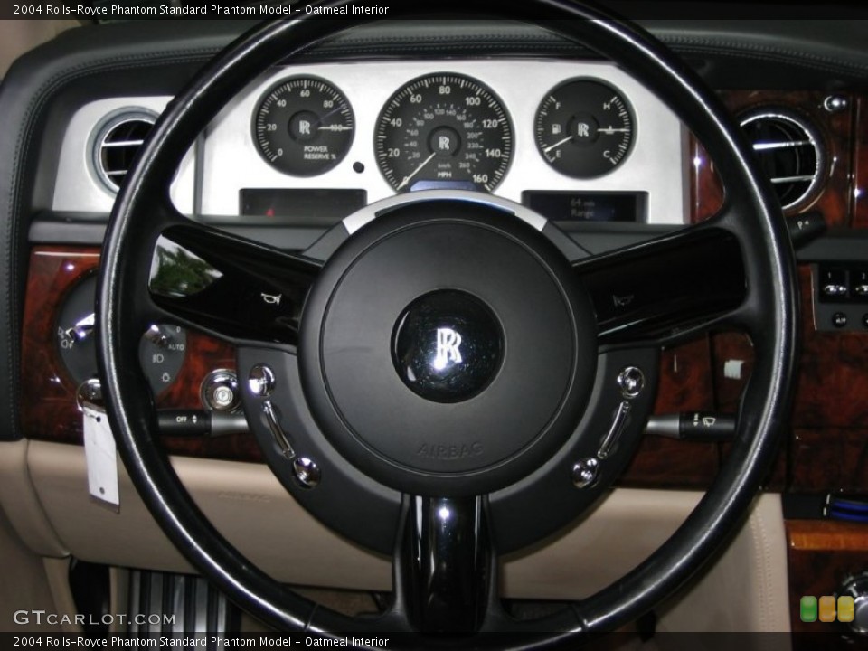 Oatmeal Interior Steering Wheel for the 2004 Rolls-Royce Phantom  #54597322