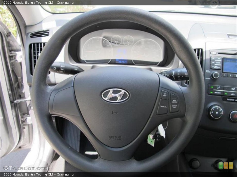 Gray Interior Steering Wheel for the 2010 Hyundai Elantra Touring GLS #54597408