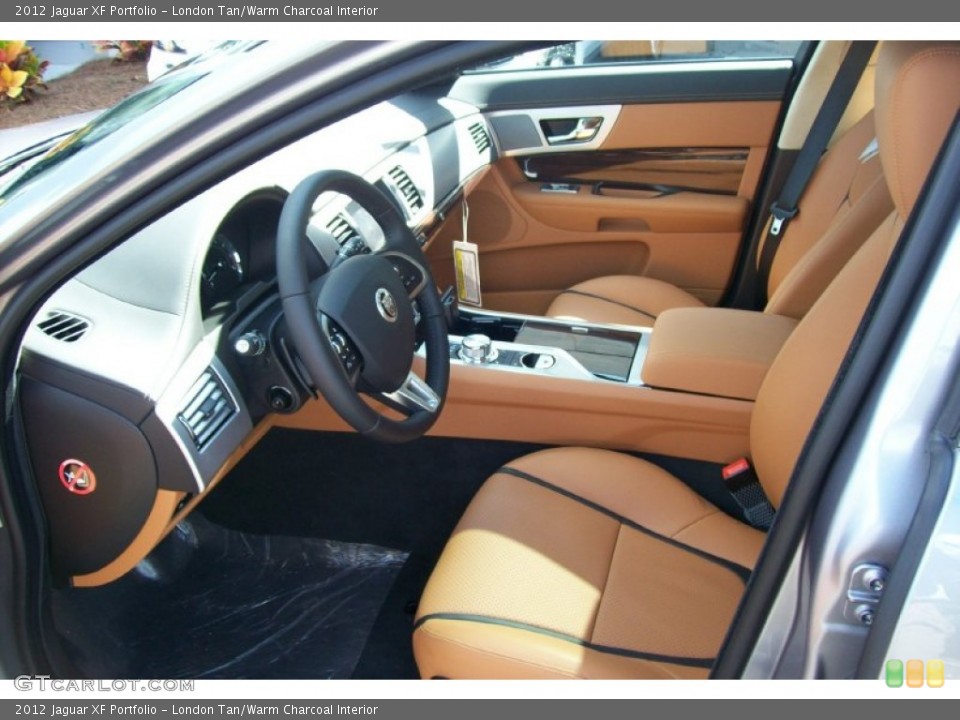 London Tan/Warm Charcoal Interior Photo for the 2012 Jaguar XF Portfolio #54598433