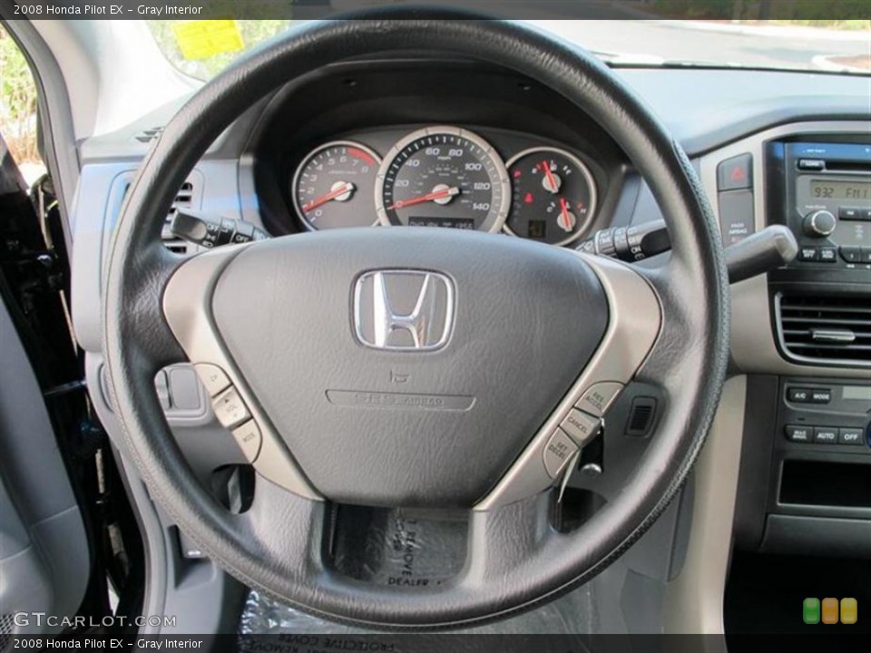 Gray Interior Steering Wheel for the 2008 Honda Pilot EX #54599913