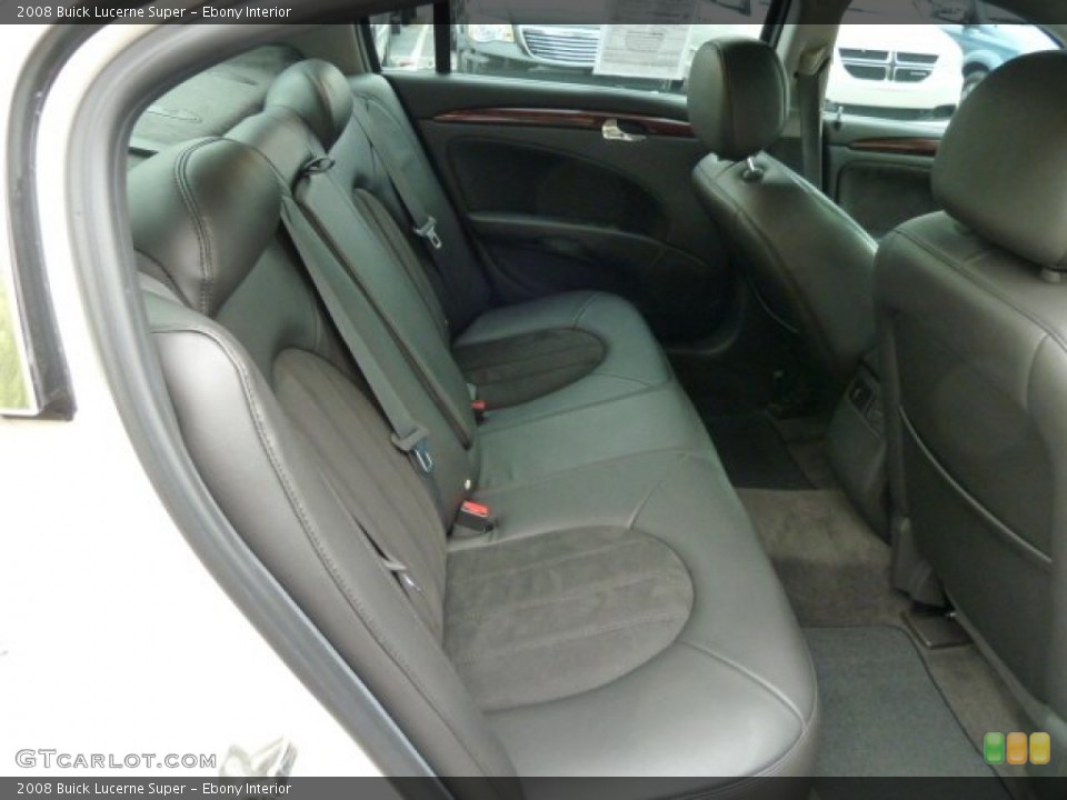 Ebony Interior Photo for the 2008 Buick Lucerne Super #54600230
