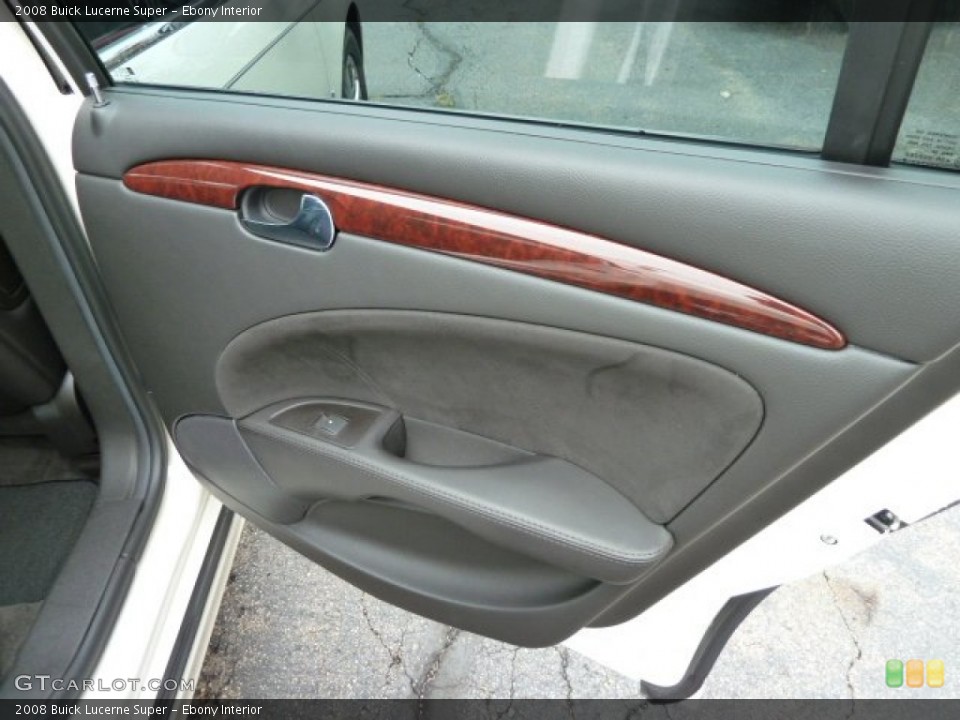 Ebony Interior Door Panel for the 2008 Buick Lucerne Super #54600239