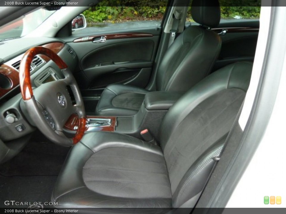 Ebony Interior Photo for the 2008 Buick Lucerne Super #54600248