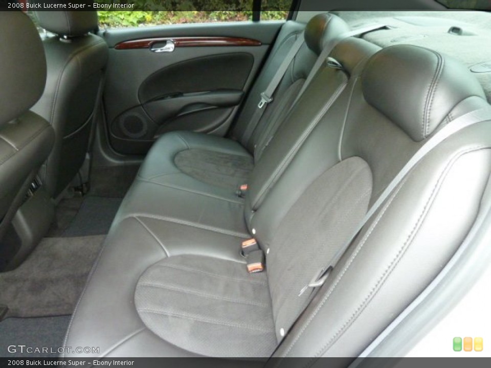 Ebony Interior Photo for the 2008 Buick Lucerne Super #54600257