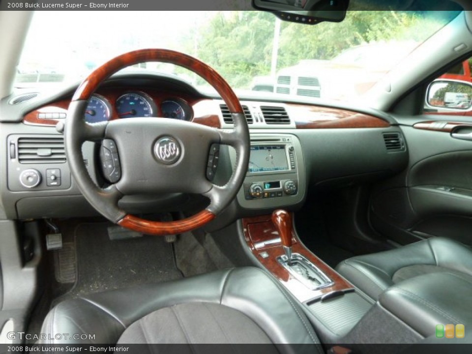 Ebony Interior Dashboard for the 2008 Buick Lucerne Super #54600266