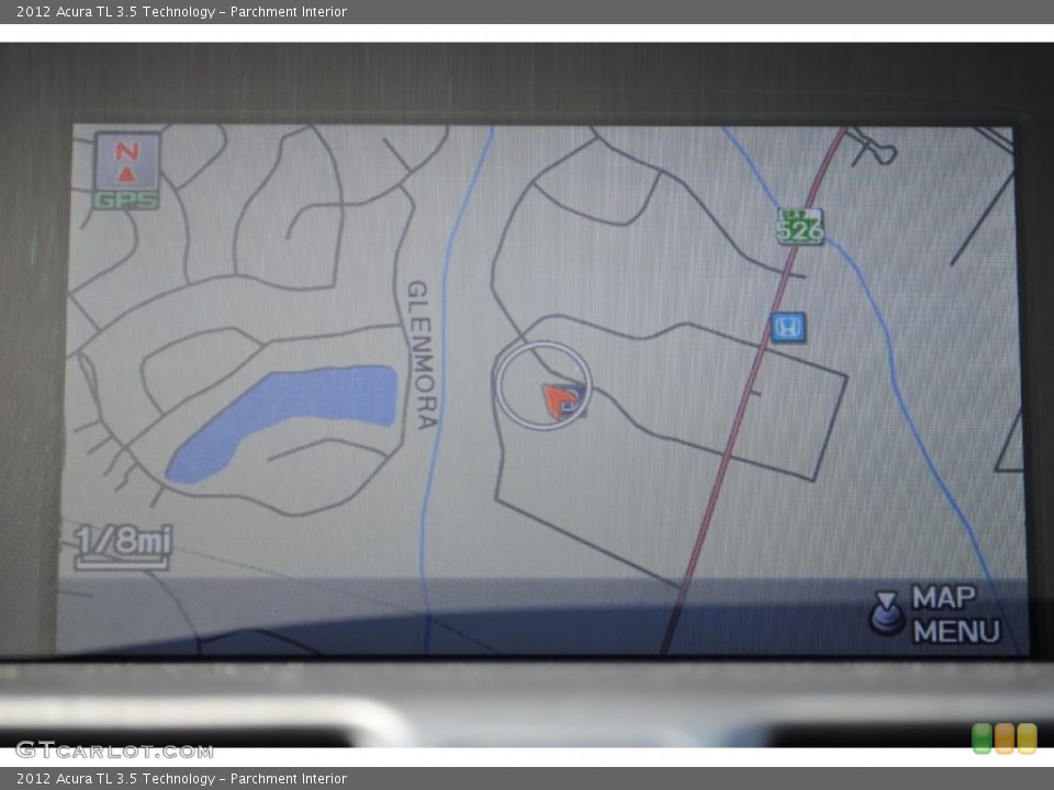 Parchment Interior Navigation for the 2012 Acura TL 3.5 Technology #54601169