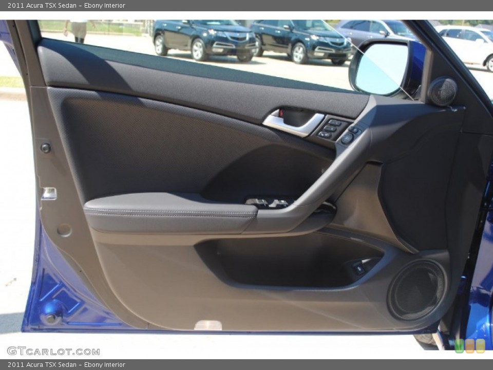 Ebony Interior Door Panel for the 2011 Acura TSX Sedan #54601787