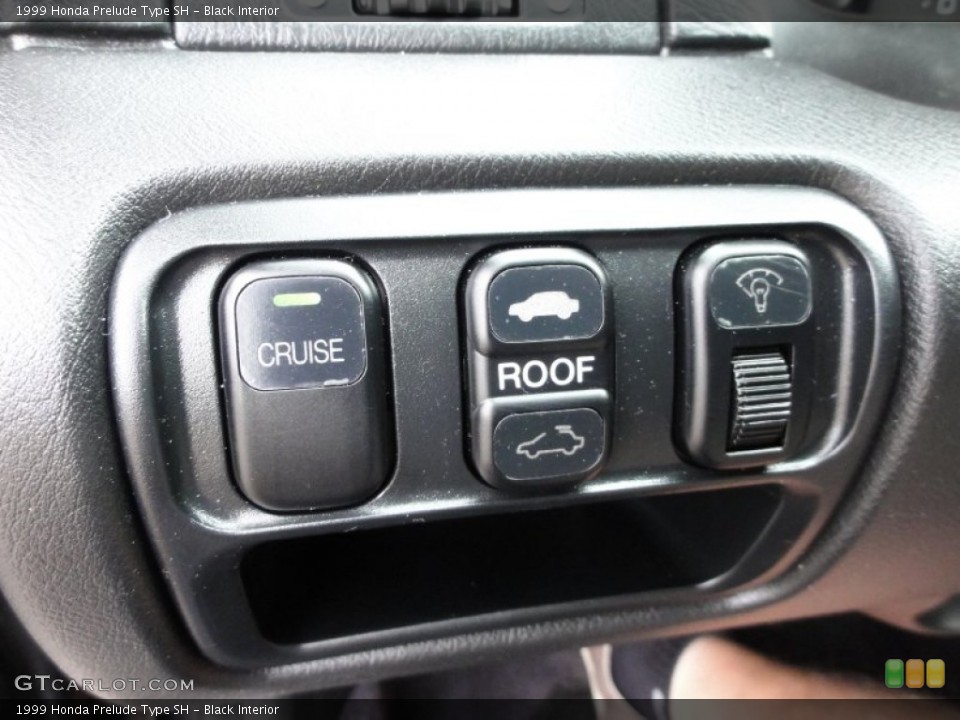 Black Interior Controls for the 1999 Honda Prelude Type SH #54602089
