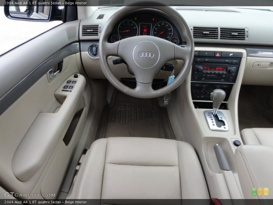 Beige Interior Steering Wheel for the 2004 Audi A4 1.8T quattro Sedan #54602357