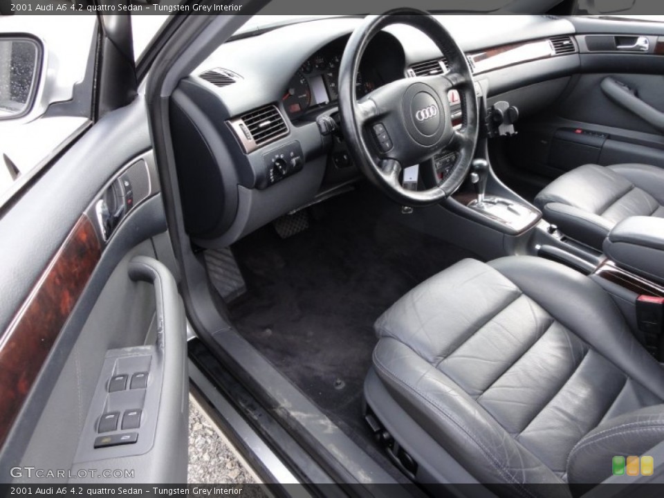 Tungsten Grey Interior Photo for the 2001 Audi A6 4.2 quattro Sedan #54602660