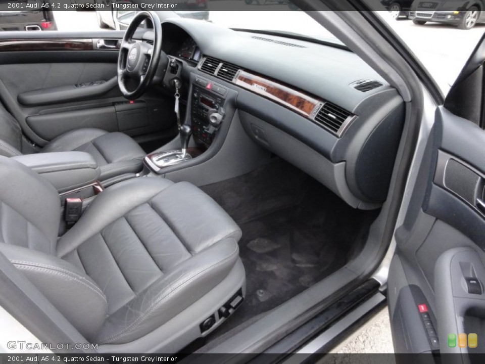 Tungsten Grey Interior Dashboard for the 2001 Audi A6 4.2 quattro Sedan #54602705