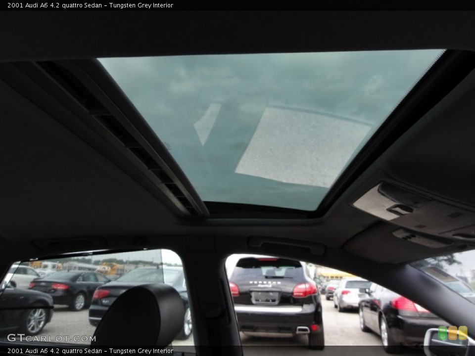 Tungsten Grey Interior Sunroof for the 2001 Audi A6 4.2 quattro Sedan #54602741