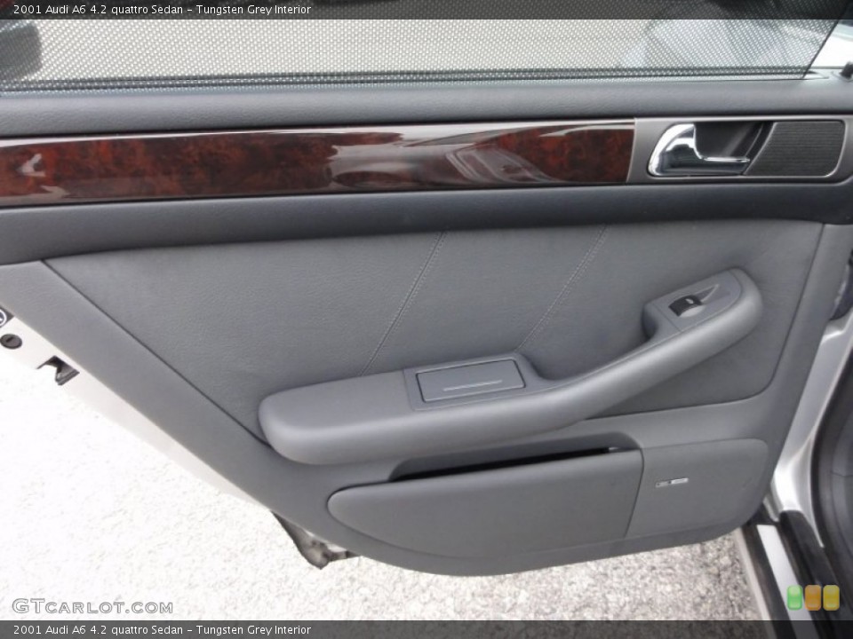 Tungsten Grey Interior Door Panel for the 2001 Audi A6 4.2 quattro Sedan #54602791