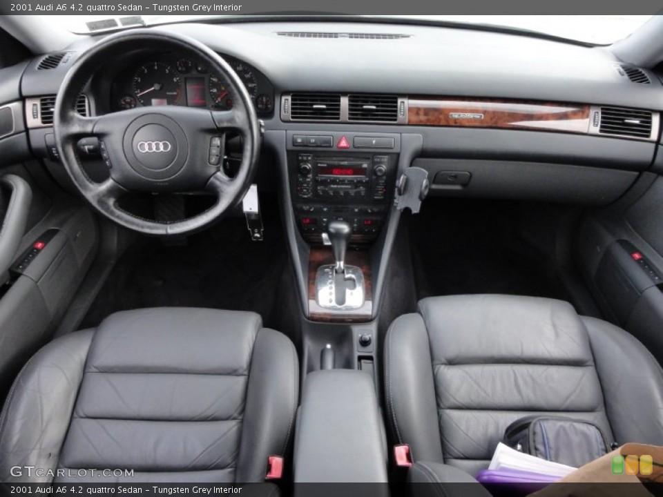 Tungsten Grey Interior Dashboard for the 2001 Audi A6 4.2 quattro Sedan #54602800