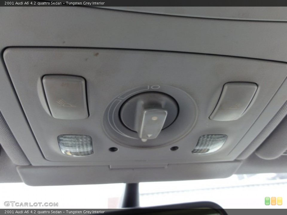 Tungsten Grey Interior Controls for the 2001 Audi A6 4.2 quattro Sedan #54602973