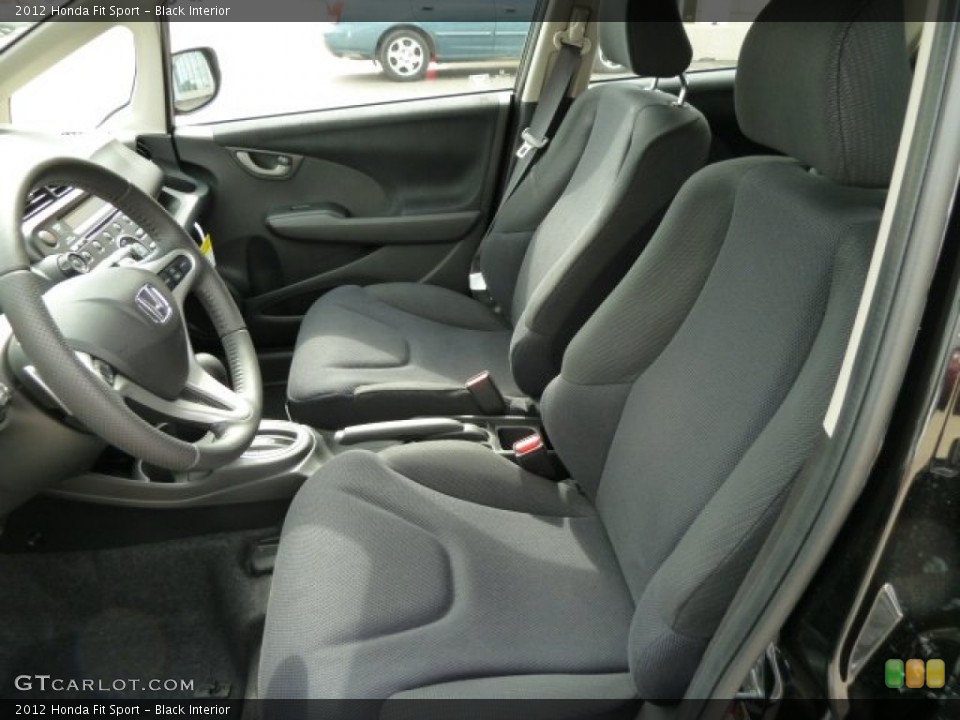 Black Interior Photo for the 2012 Honda Fit Sport #54603536