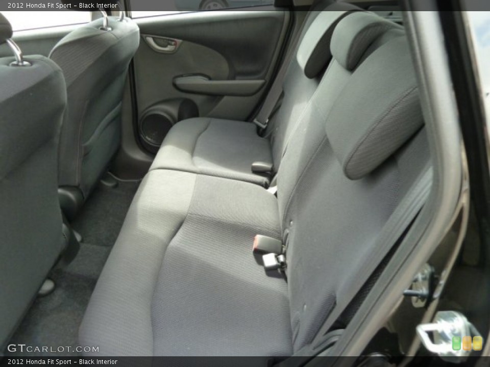 Black Interior Photo for the 2012 Honda Fit Sport #54603545