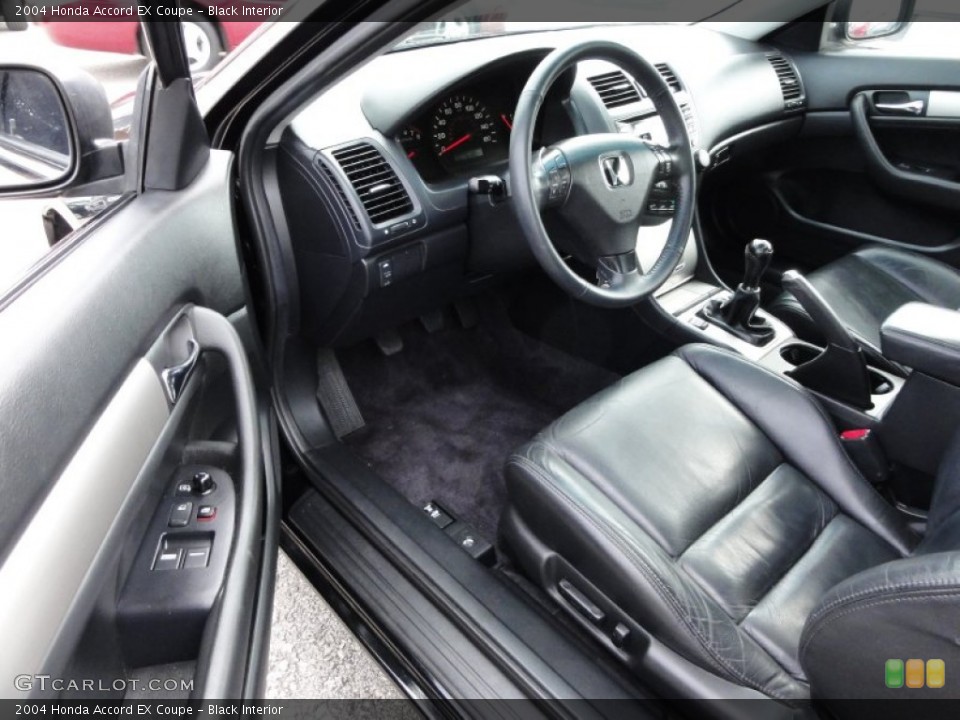 Black Interior Photo for the 2004 Honda Accord EX Coupe #54603653