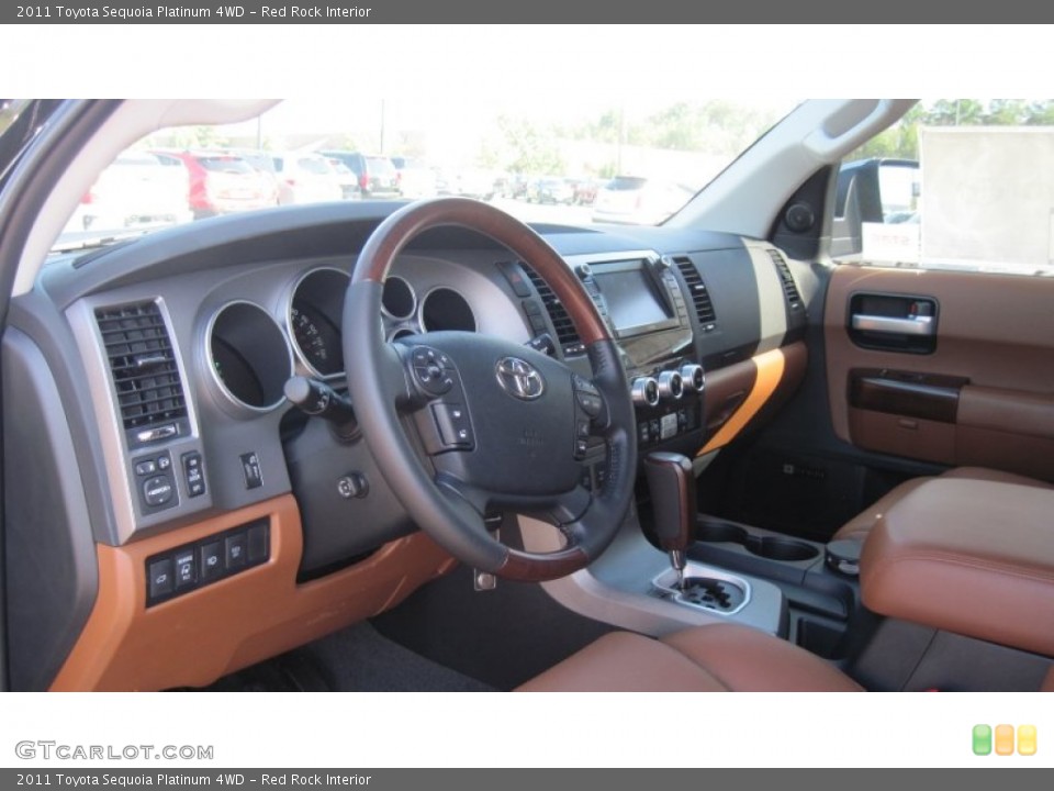 Red Rock Interior Photo for the 2011 Toyota Sequoia Platinum 4WD #54603938